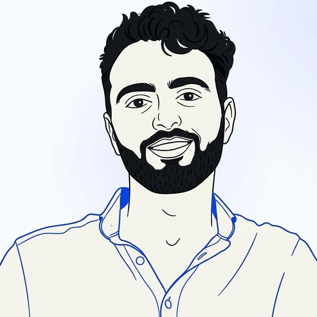 Portrait of Ahad Nemati, founder of Knowtific